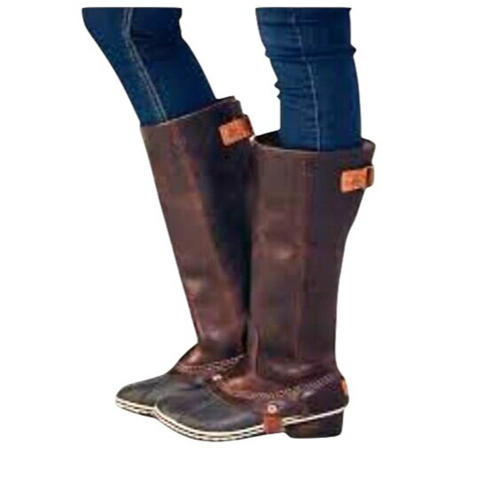 Original SOREL SLIMPACK W11 Tall Equestrian Riding Boot Brown Waterproof RARE - Picture 13 of 15